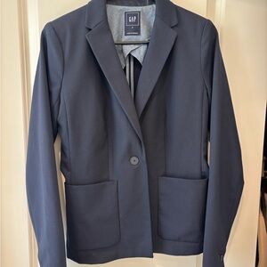 GAP Navy Blue Tailored Blazer